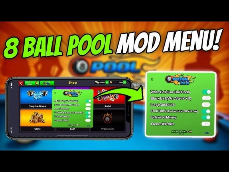 8 Ball Pool Hack Vô Hạn Tiền Đường Kẻ Dài Có Gì?
