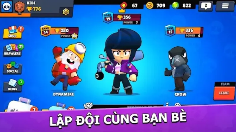 Cơ Chế Lối Chơi Đặc Sắc Của Brawl Stars Game