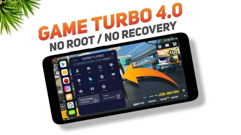 Giao diện tổng quan Game Turbo 4.0 APK trên Android Giao diện tổng quan Game Turbo 4.0 APK trên Android
