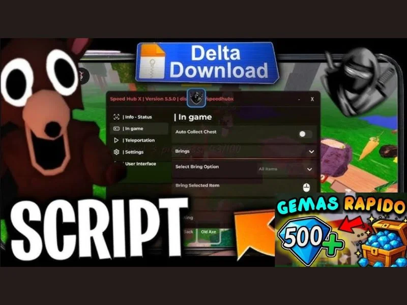 Bảng so sánh chơi thường và dùng hack trong 99 Night In The Forest Roblox