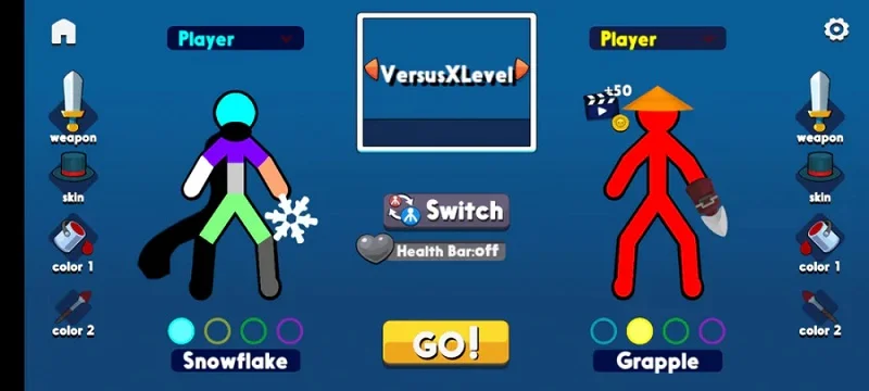 Tính Năng Tính năng Hack Supreme Duelist Stickman hack full tiền, max level và mở khóa tất cả Tính Năng Tính năng Hack Supreme Duelist Stickman hack full tiền, max level và mở khóa tất cả
