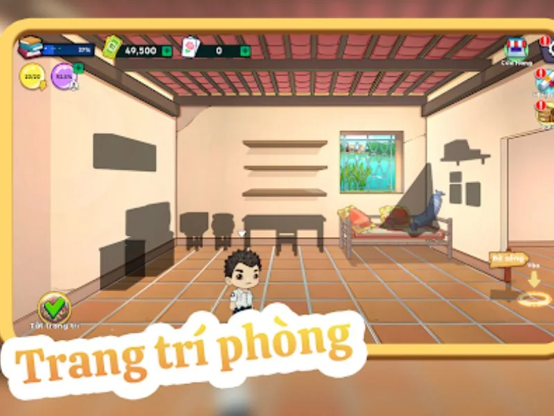 Hoàn thành nhiệm vụ hàng ngày trong Mod Trở Về Tuổi Thơ APK