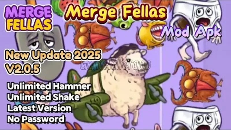 Tính năng có trong phiên bản Merge Fellas Mod APK tại MODVUI Tính năng có trong phiên bản Merge Fellas Mod APK tại MODVUI