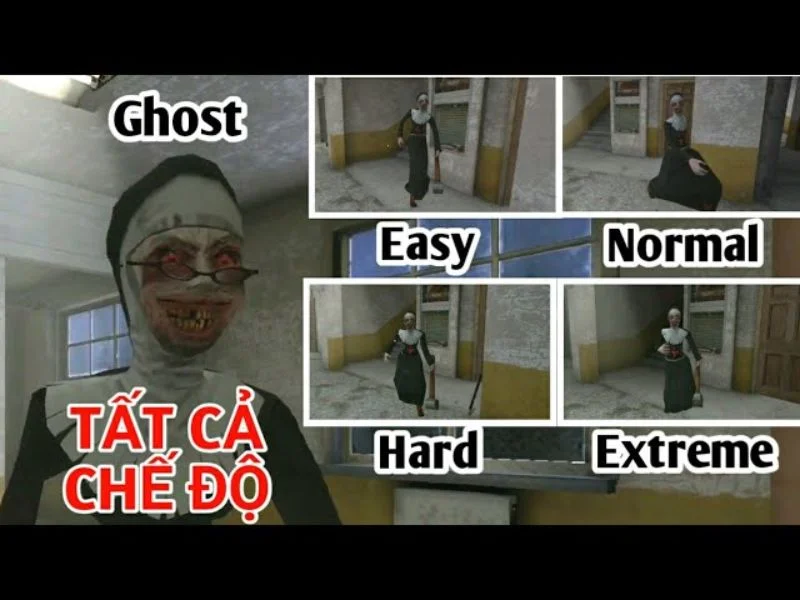 Nhiều chế độ chơi từ dễ đến khó trong Evil Nun Hack Tiger Bất Tử Nhiều chế độ chơi từ dễ đến khó trong Evil Nun Hack Tiger Bất Tử