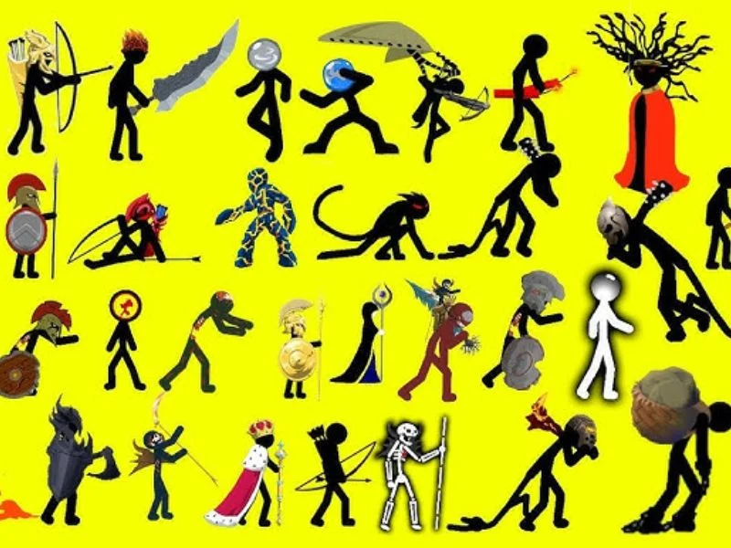 Nhiều chủng tộc khác nhau trong Stick War Legacy Hack