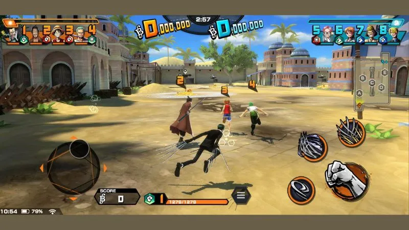 Đồ họa 3D Unreal Engine mới nhất trong bản cập nhật game One Piece Bounty Rush APK v91000.