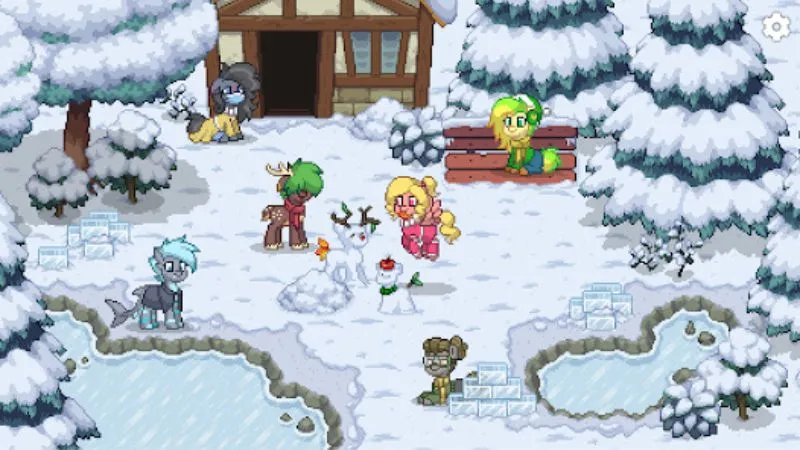 Tùy chỉnh nhân vật ngựa kỳ lân cực kỳ chi tiết trong game pony town.