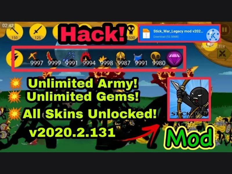 Tính Năng MOD Nổi Bật Có Trong Stick War Legacy Hack