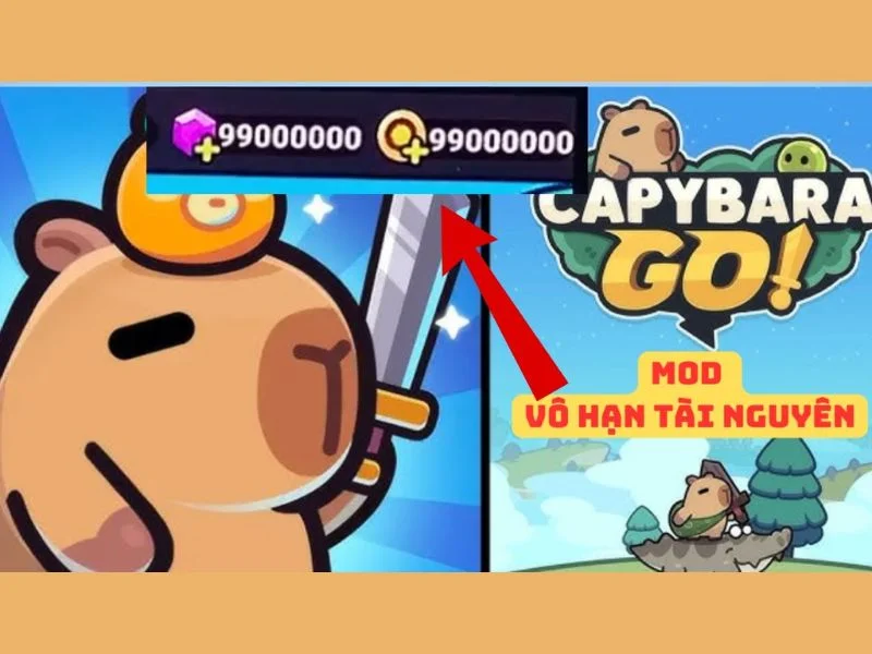 Tính Năng MOD Nổi Bật Trong Capybara Go Mod