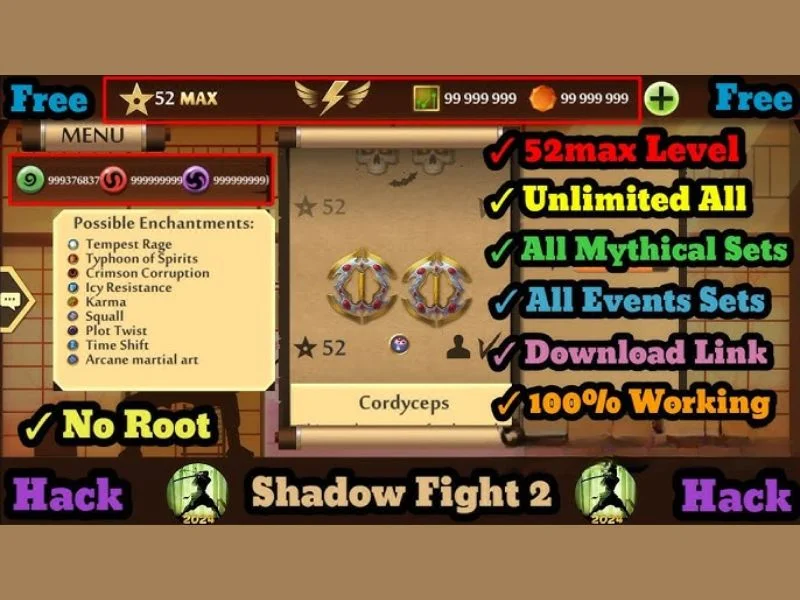 Tính Năng Nổi Bật Có Trong Hack Shadow Fight 2 Tính Năng Nổi Bật Có Trong Hack Shadow Fight 2